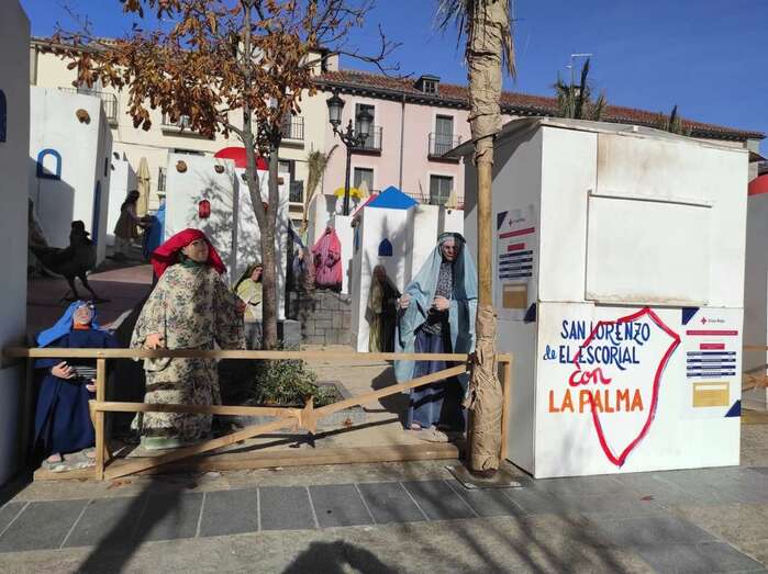 San Lorenzo de El Escorial con La Palma, el mensaje de solidaridad hacia la Isla Bonita / TA